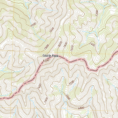 United States Geological Survey Housetop Mountain, CO (2022, 24000-Scale) digital map