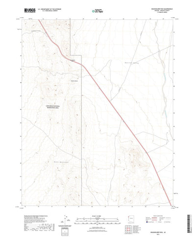 United States Geological Survey Housholder Pass, AZ (2021, 24000-Scale) digital map