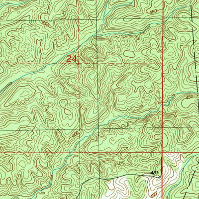 United States Geological Survey Houston East, MS (1987, 24000-Scale) digital map