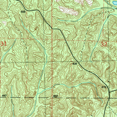 United States Geological Survey Houston East, MS (1987, 24000-Scale) digital map