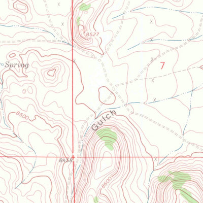 United States Geological Survey Houston Gulch, CO (1962, 24000-Scale) digital map