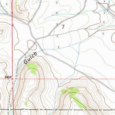United States Geological Survey Houston Gulch, CO (2001, 24000-Scale) digital map
