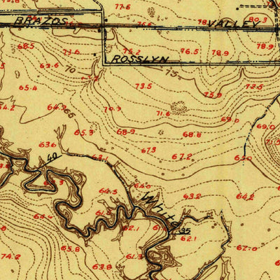 United States Geological Survey Houston Heights, TX (1915, 24000-Scale) digital map