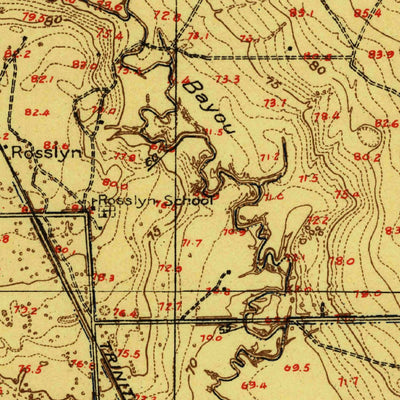 United States Geological Survey Houston Heights, TX (1915, 24000-Scale) digital map