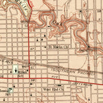 United States Geological Survey Houston Heights, TX (1955, 24000-Scale) digital map