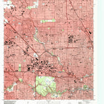 United States Geological Survey Houston Heights, TX (1995, 24000-Scale) digital map