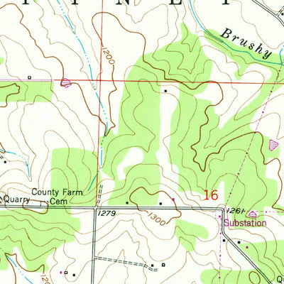 United States Geological Survey Houston, MO (1951, 24000-Scale) digital map