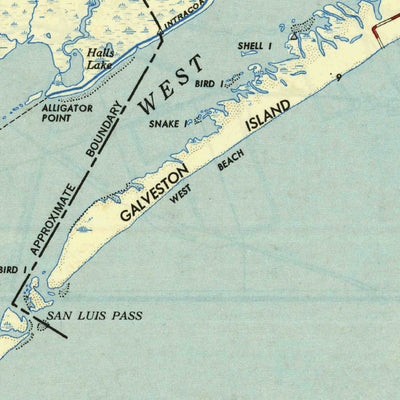United States Geological Survey Houston, TX (1950, 250000-Scale) digital map