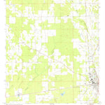 United States Geological Survey Houston West, MS (1972, 24000-Scale) digital map