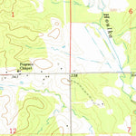United States Geological Survey Houston West, MS (1972, 24000-Scale) digital map