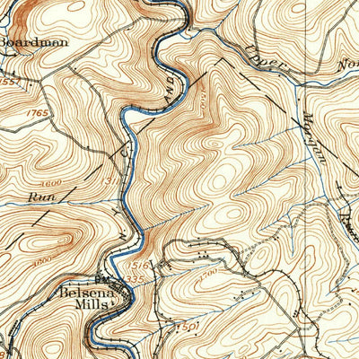 United States Geological Survey Houtzdale, PA (1903, 62500-Scale) digital map