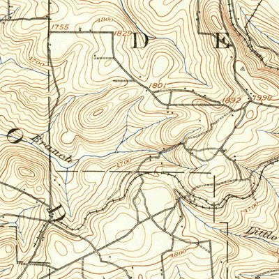 United States Geological Survey Houtzdale, PA (1905, 62500-Scale) digital map