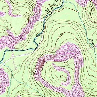 United States Geological Survey Houtzdale, PA (1944, 24000-Scale) digital map