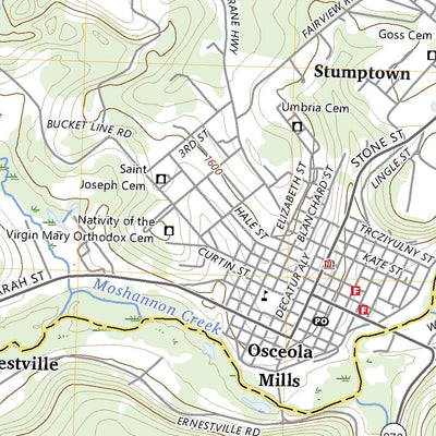 United States Geological Survey Houtzdale, PA (2023, 24000-Scale) digital map