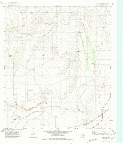 United States Geological Survey Hovey NE, TX (1980, 24000-Scale) digital map