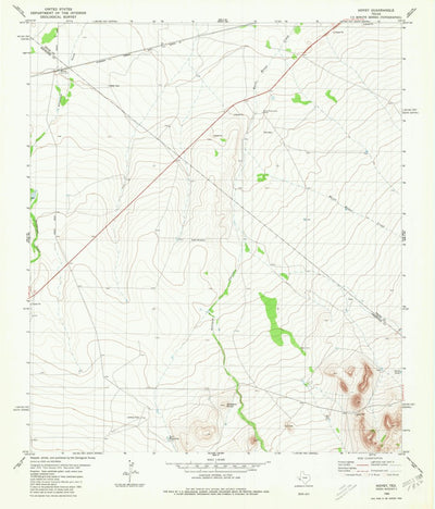 United States Geological Survey Hovey, TX (1980, 24000-Scale) digital map