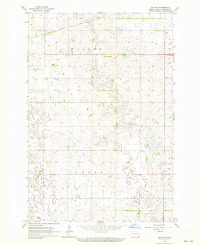 United States Geological Survey Hoving, ND (1962, 24000-Scale) digital map