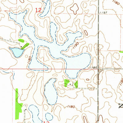 United States Geological Survey Hoving, ND (1962, 24000-Scale) digital map