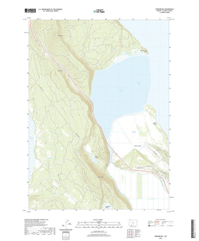 United States Geological Survey Howard Bay, OR (2020, 24000-Scale) digital map