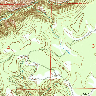 United States Geological Survey Howard Butte, OR (1964, 24000-Scale) digital map
