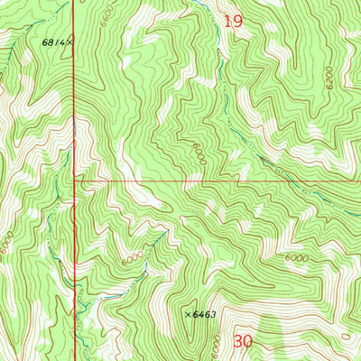 United States Geological Survey Howard Canyon, CO (1968, 24000-Scale) digital map