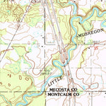 United States Geological Survey Howard City, MI (1985, 24000-Scale) digital map