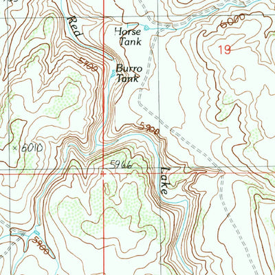 United States Geological Survey Howard Lake, AZ (1989, 24000-Scale) digital map
