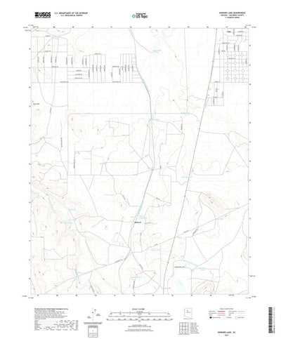 United States Geological Survey Howard Lake, AZ (2021, 24000-Scale) digital map