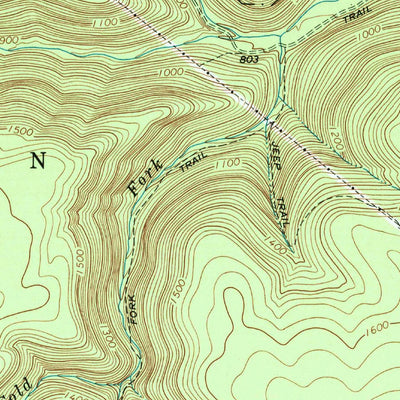 United States Geological Survey Howard NW, PA (1967, 24000-Scale) digital map