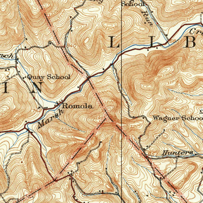 United States Geological Survey Howard, PA (1923, 62500-Scale) digital map