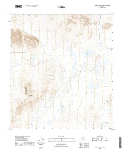 United States Geological Survey Howard Pass A-2 NW, AK (2020, 25000-Scale) digital map