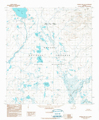 United States Geological Survey Howard Pass A-4, AK (1990, 63360-Scale) digital map