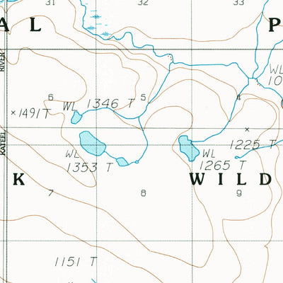 United States Geological Survey Howard Pass A-5, AK (1990, 63360-Scale) digital map