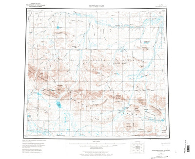 United States Geological Survey Howard Pass, AK (1956, 250000-Scale) digital map