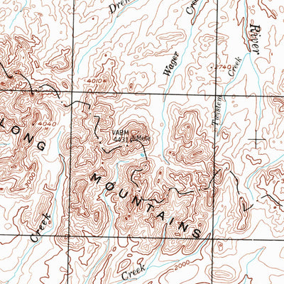 United States Geological Survey Howard Pass, AK (1956, 250000-Scale) digital map