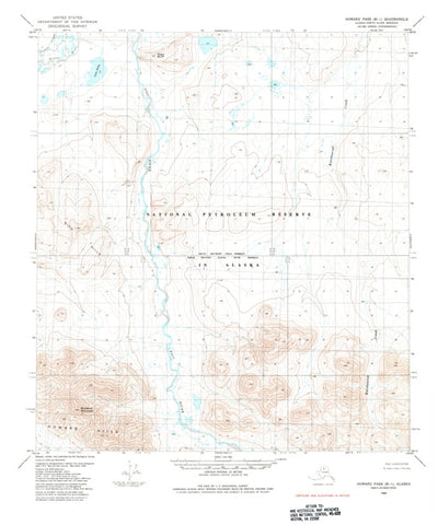 United States Geological Survey Howard Pass B-1, AK (1984, 63360-Scale) digital map