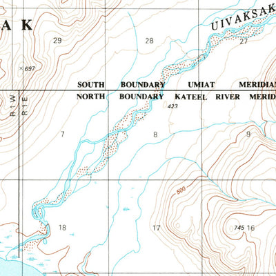 United States Geological Survey Howard Pass B-5, AK (1984, 63360-Scale) digital map