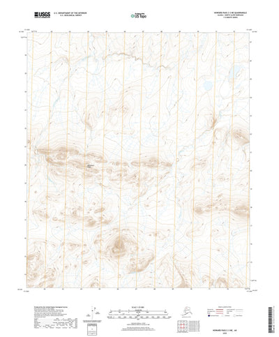 United States Geological Survey Howard Pass C-3 NE, AK (2020, 25000-Scale) digital map