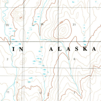 United States Geological Survey Howard Pass C-4, AK (1984, 63360-Scale) digital map