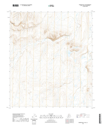 United States Geological Survey Howard Pass C-4 NE, AK (2020, 25000-Scale) digital map