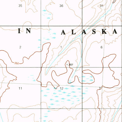 United States Geological Survey Howard Pass D-1, AK (1984, 63360-Scale) digital map