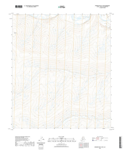 United States Geological Survey Howard Pass D-2 SW, AK (2020, 25000-Scale) digital map