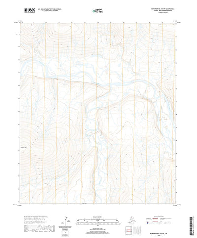 United States Geological Survey Howard Pass D-3 NW, AK (2020, 25000-Scale) digital map