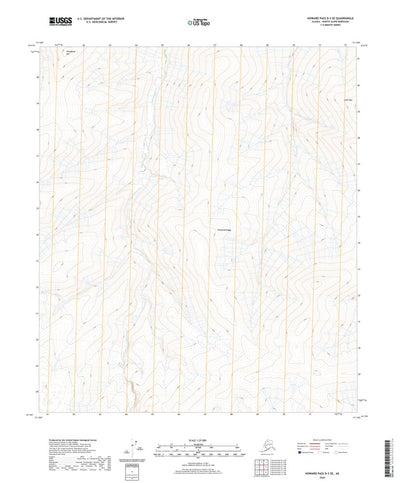 United States Geological Survey Howard Pass D-3 SE, AK (2020, 25000-Scale) digital map