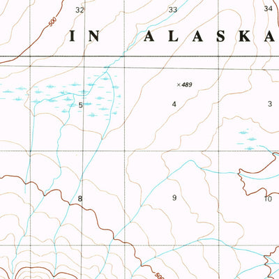 United States Geological Survey Howard Pass D-4, AK (1984, 63360-Scale) digital map