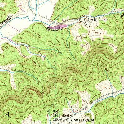 United States Geological Survey Howard Quarter, TN (1942, 24000-Scale) digital map