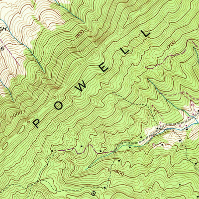 United States Geological Survey Howard Quarter, TN (1942, 24000-Scale) digital map