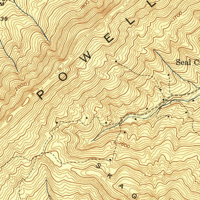 United States Geological Survey Howard Quarter, TN (1943, 24000-Scale) digital map