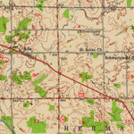 United States Geological Survey Howards Grove, WI (1954, 62500-Scale) digital map