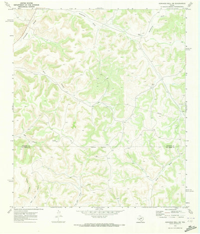 United States Geological Survey Howards Well SW, TX (1970, 24000-Scale) digital map